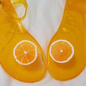 Orange Slice Sandals - Katy Perry Style